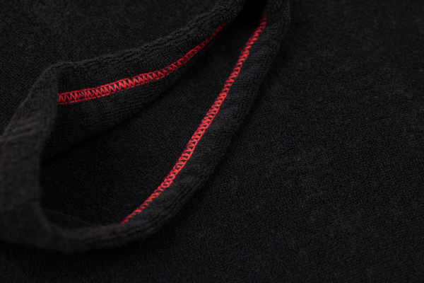 Towel poncho change robe - Stealth Black - Image 10