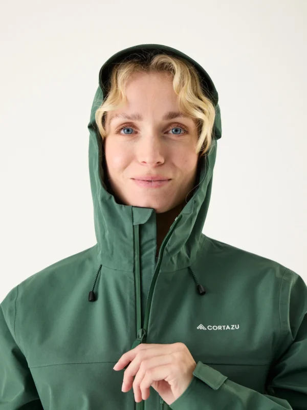 AR Hardshell Jacket Dark Green | Women - Image 11