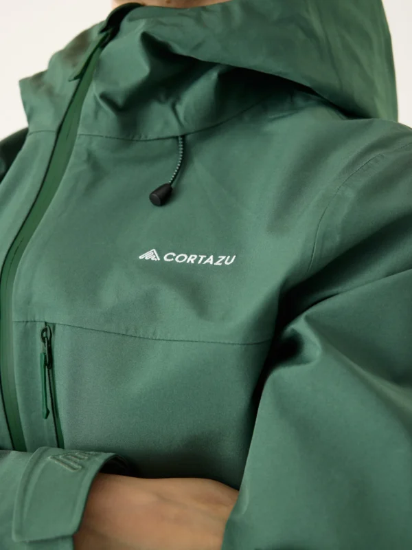 AR Hardshell Jacket Dark Green | Women - Image 5