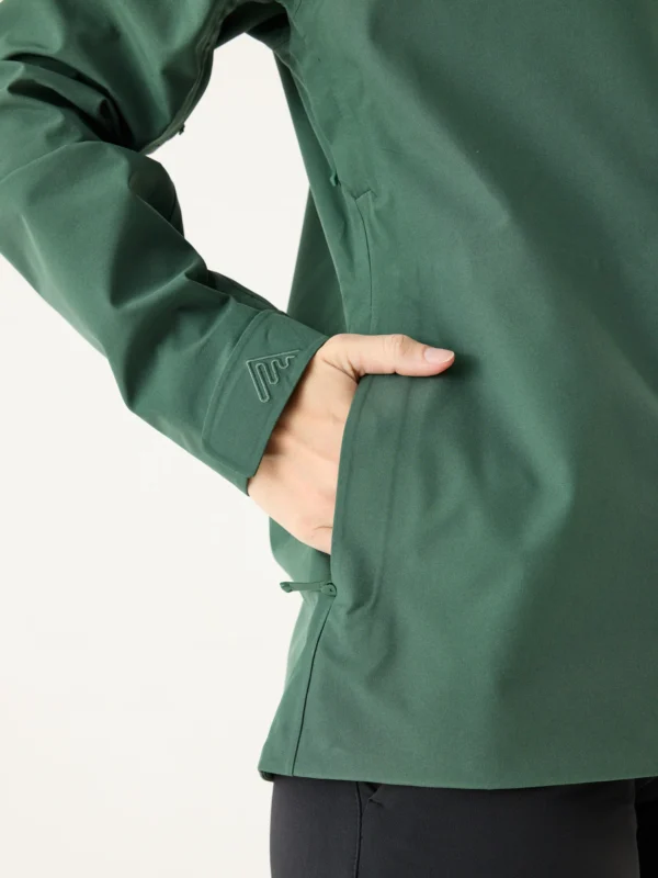 AR Hardshell Jacket Dark Green | Women - Image 6