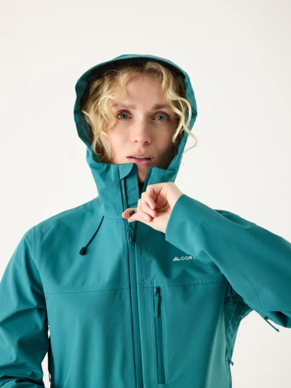 AR Hardshell Jacket 10M Teal | Women - Image 8