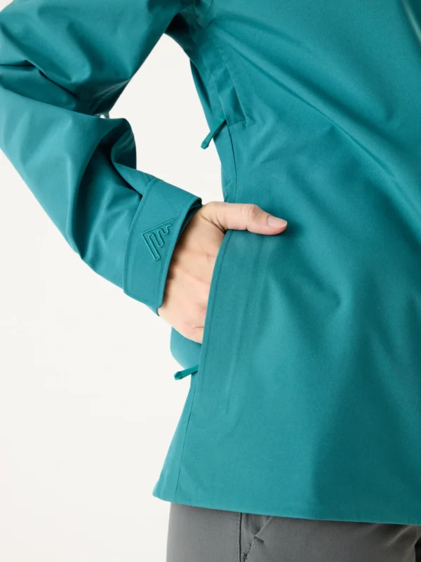 AR Hardshell Jacket 10M Teal | Women - Image 5