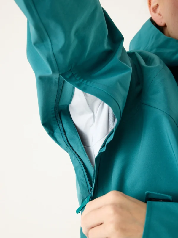 AR Hardshell Jacket 10M Teal | Women - Image 6
